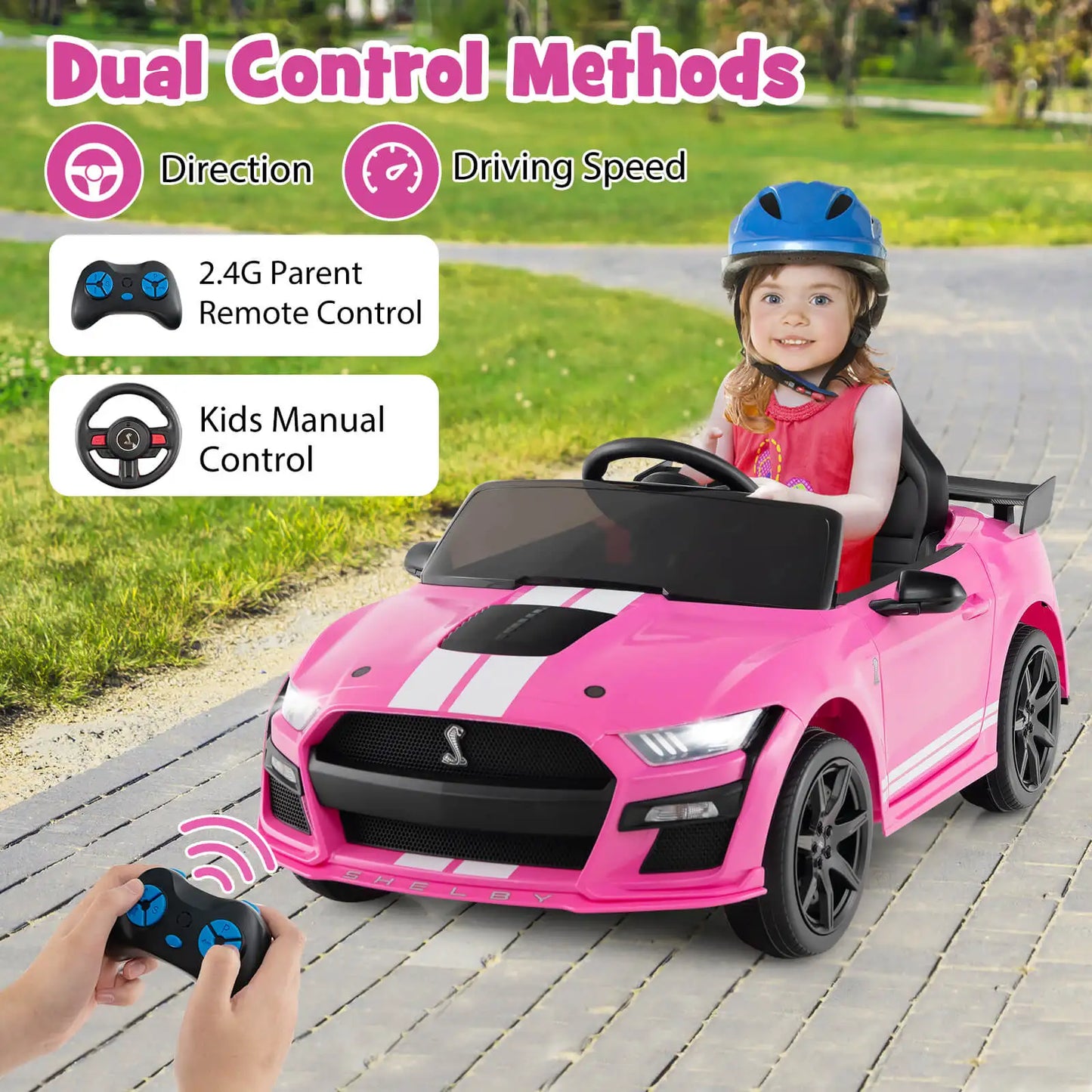 MiniMotors Pink Ford Mustang Shelby GT500